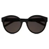 Yves Saint Laurent - Monogramme SL M31 Cat Eye Sunglasses with Nylon Lenses and Acetate - Black - Saint Laurent Eyewear - Avvenice