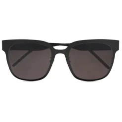 Yves Saint Laurent - Monogramme Square SL M41 Sunglasses - Black - Saint Laurent Eyewear - Avvenice