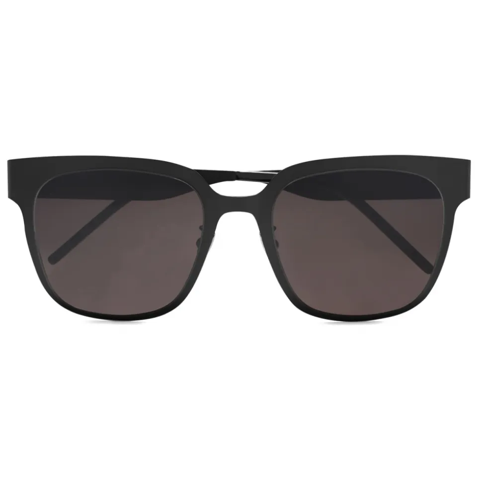 Yves Saint Laurent - Monogramme Square SL M41 Sunglasses - Black - Saint Laurent Eyewear - Avvenice