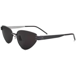 Yves Saint Laurent - Monogramme Triangular SL M51 Sunglasses - Black - Saint Laurent Eyewear - Avvenice