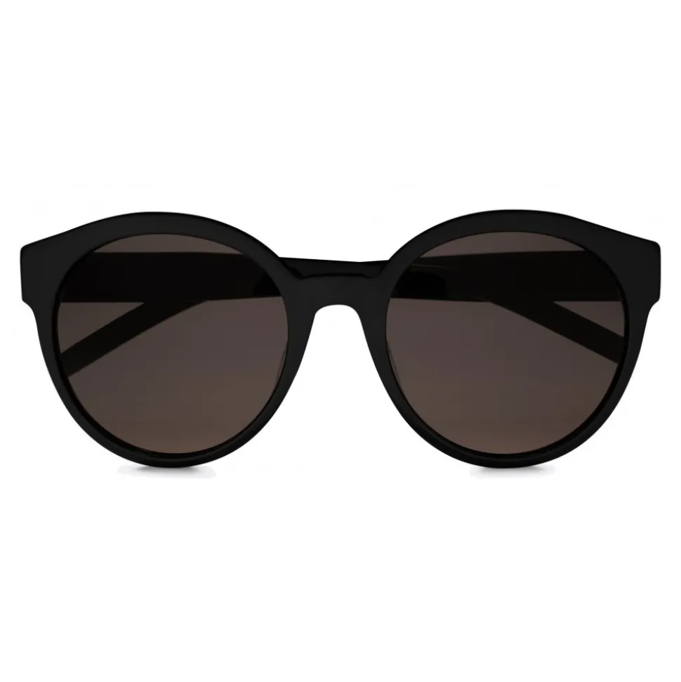 Yves Saint Laurent - Monogramme SL M31 Cat Eye Sunglasses with Nylon Lenses and Acetate - Bright Black - Saint Laurent Eyewear - Avvenice