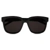 Yves Saint Laurent - Monogramme SL M40 Cat Eye Sunglasses with Acetate Temples - Black Gold - Saint Laurent Eyewear - Avvenice