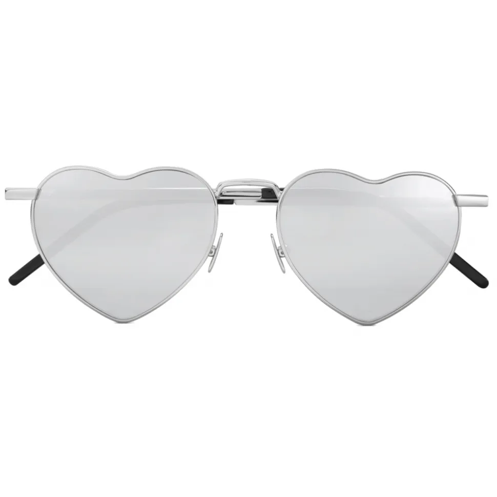 Yves Saint Laurent - New Wave SL 301 Loulou Sunglasses - Oxidized Silver - Saint Laurent Eyewear - Avvenice