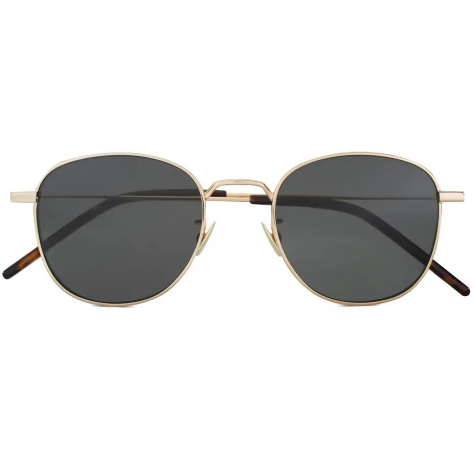 Yves Saint Laurent - New Wave SL 299 Sunglasses Round - Gold Black - Saint Laurent Eyewear - Avvenice