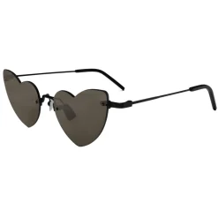 Yves Saint Laurent - New Wave Loulou 254 Black Heart Sunglasses - Sunglasses - Yves Saint Laurent Eyewear - Avvenice