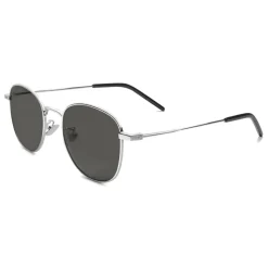 Yves Saint Laurent - New Wave SL 299 Sunglasses Round - Black Silver - Saint Laurent Eyewear - Avvenice