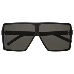 Yves Saint Laurent - New Wave 183 Betty Small Sunglasses Blacks in Acetate and Gray Lenses - Sunglasses - Saint Laurent Eyewear - Avvenice