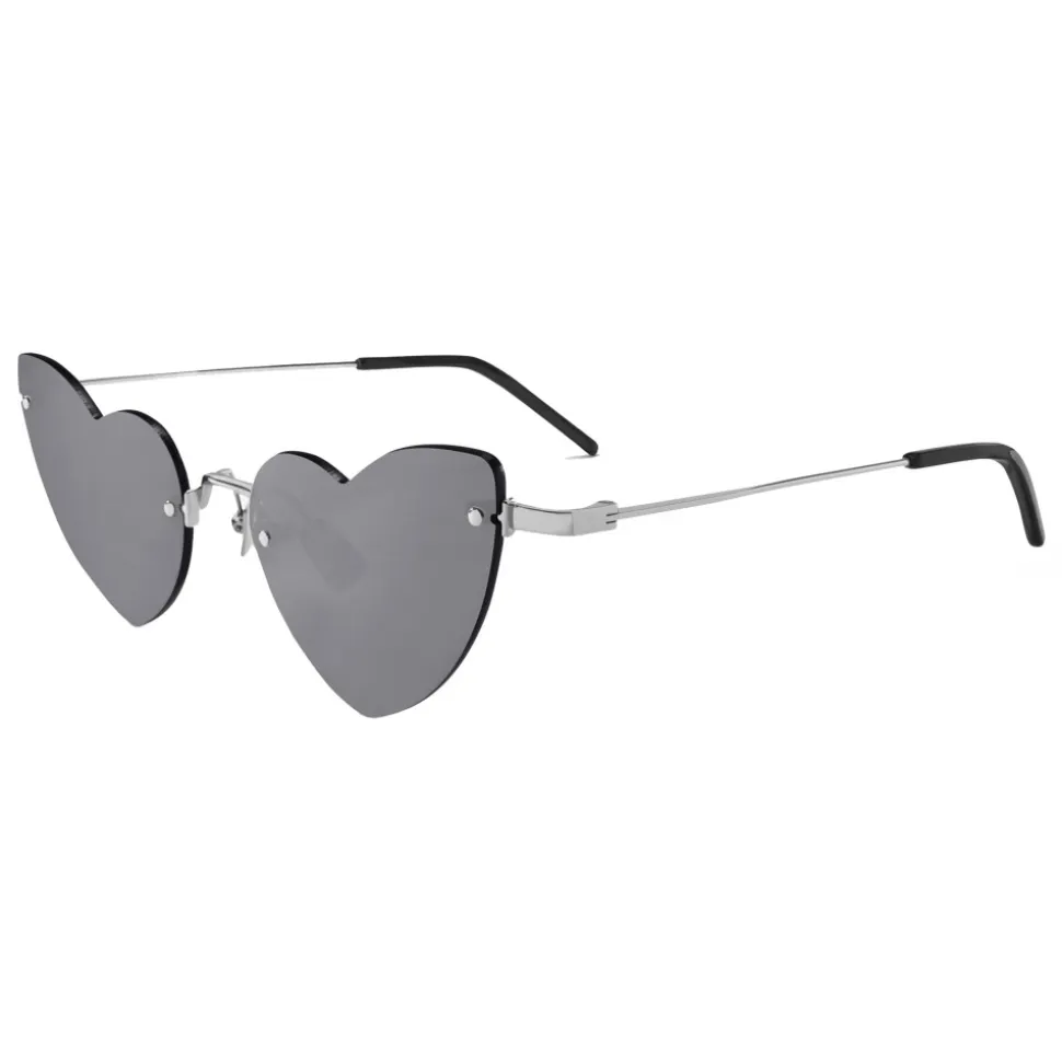 Yves Saint Laurent - New Wave Loulou 254 Silver Heart Sunglasses - Sunglasses - Yves Saint Laurent Eyewear - Avvenice