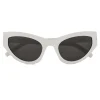Yves Saint Laurent - New Wave SL 215 Grace Sunglasses with Triangular Frame - Natural - Saint Laurent Eyewear - Avvenice
