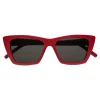 Yves Saint Laurent - New Wave SL 276 Sunglasses with Triangular Frame - Red - Saint Laurent Eyewear - Avvenice