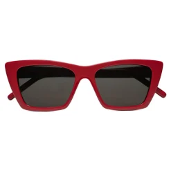 Yves Saint Laurent - New Wave SL 276 Sunglasses with Triangular Frame - Red - Saint Laurent Eyewear - Avvenice