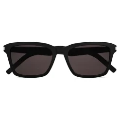 Yves Saint Laurent - New Wave SL 283/F Sunglasses with Rectangular Frame - Black - Saint Laurent Eyewear - Avvenice
