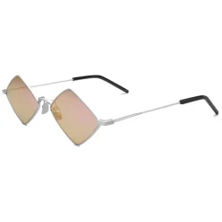 Yves Saint Laurent - New Wave SL 302 Diamond Sunglasses - Palladium - Saint Laurent Eyewear - Avvenice