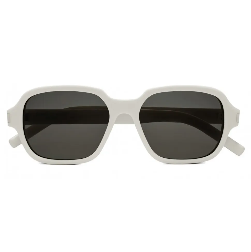 Yves Saint Laurent - New Wave SL 292 Sunglasses with Rectangular Frame - White - Saint Laurent Eyewear - Avvenice
