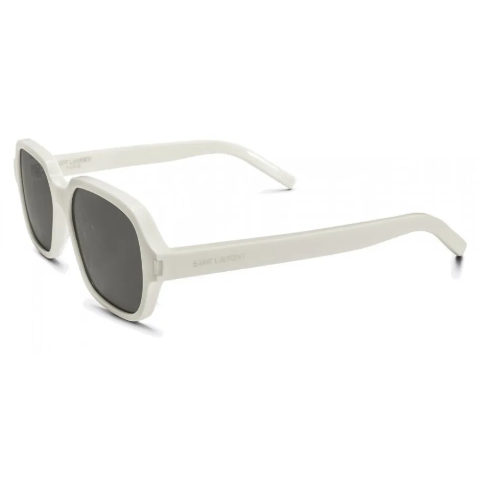 Yves Saint Laurent - New Wave SL 292 Sunglasses with Rectangular Frame - White - Saint Laurent Eyewear - Avvenice