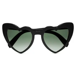 Yves Saint Laurent - New Wave 181 Leulou Heart Sunglasses with Black Motif - Sunglasses - Yves Saint Laurent Eyewear - Avvenice