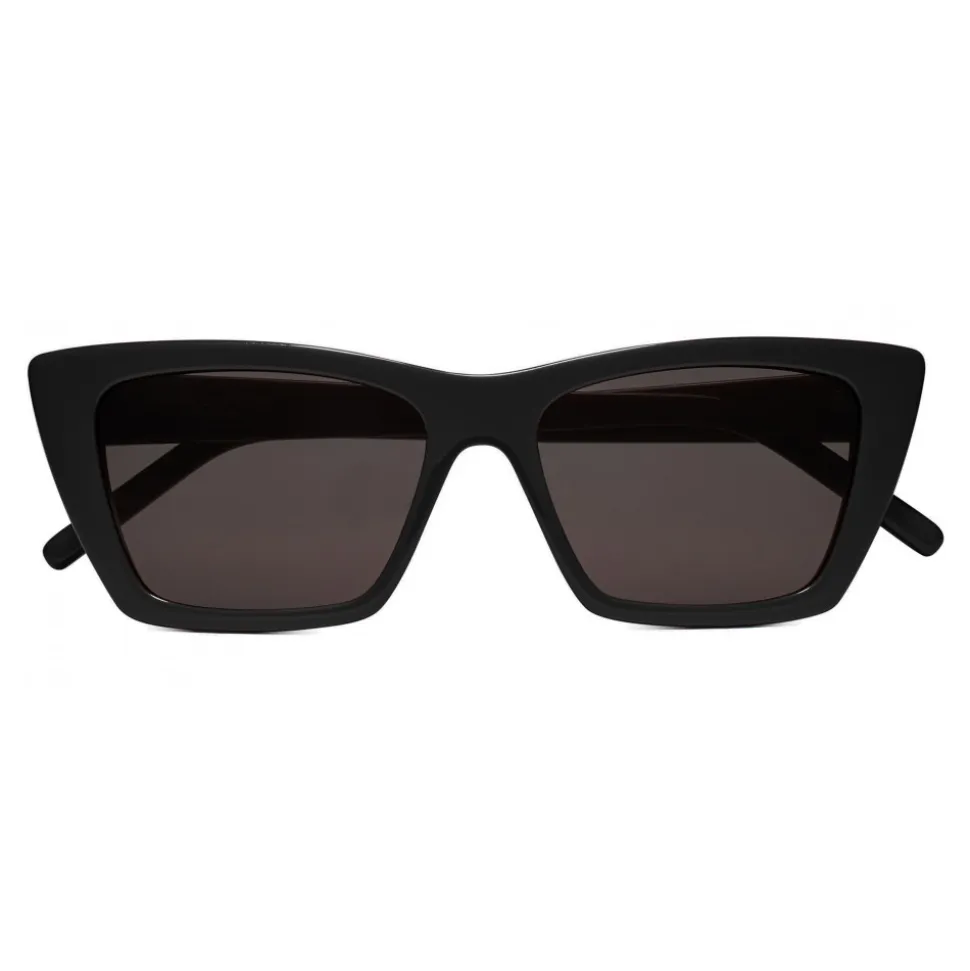 Yves Saint Laurent - New Wave SL 276 Sunglasses with Triangular Frame - Black White - Saint Laurent Eyewear - Avvenice