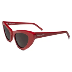 Yves Saint Laurent - New Wave SL 213 Lily Sunglasses with Triangular Frame - Red - Saint Laurent Eyewear - Avvenice