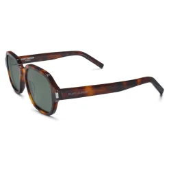 Yves Saint Laurent - New Wave SL 292 Sunglasses with Rectangular Frame - Havana - Saint Laurent Eyewear - Avvenice