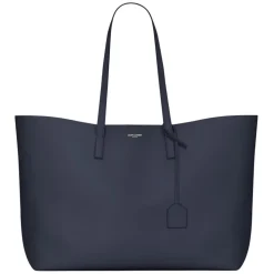 Yves Saint Laurent - Shopping Saint Laurent leather - Navy - Saint Laurent Exclusive Collection - Avvenice