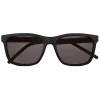 Yves Saint Laurent - Square SL 318 Sunglasses - Signature Black - Saint Laurent Eyewear - Avvenice