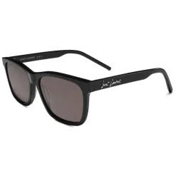 Yves Saint Laurent - Square SL 318 Sunglasses - Signature Black - Saint Laurent Eyewear - Avvenice