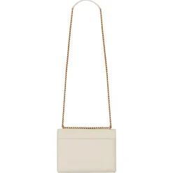 Yves Saint Laurent - Sunset Medium in Smooth Leather - Blanc Vintage - Saint Laurent Exclusive Collection - Avvenice