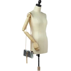 Yves Saint Laurent Vintage - Classic Kate Tassel Leather Crossbody Bag - Silver - Leather Handbag - Luxury High Quality - Avvenice