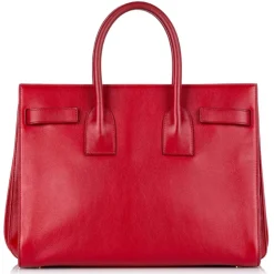 Yves Saint Laurent Vintage - Sac De Jour Leather Satchel - Red - Leather Handbag - Luxury High Quality - Avvenice