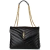 Yves Saint Laurent Vintage - LouLou Leather Shoulder Bag - Black - Leather Handbag - Luxury High Quality - Avvenice