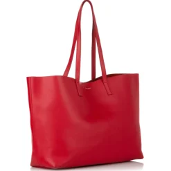 Yves Saint Laurent Vintage - EastWest Leather Tote Bag - Red - Leather Handbag - Luxury High Quality - Avvenice