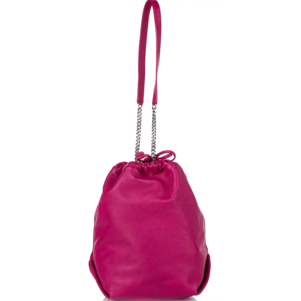 Yves Saint Laurent Vintage - Teddy Leather Bucket Bag - Pink - Leather Handbag - Luxury High Quality - Avvenice