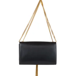 Yves Saint Laurent Vintage - Kate Leather Crossbody Bag - Black Gold - Leather Handbag - Luxury High Quality - Avvenice