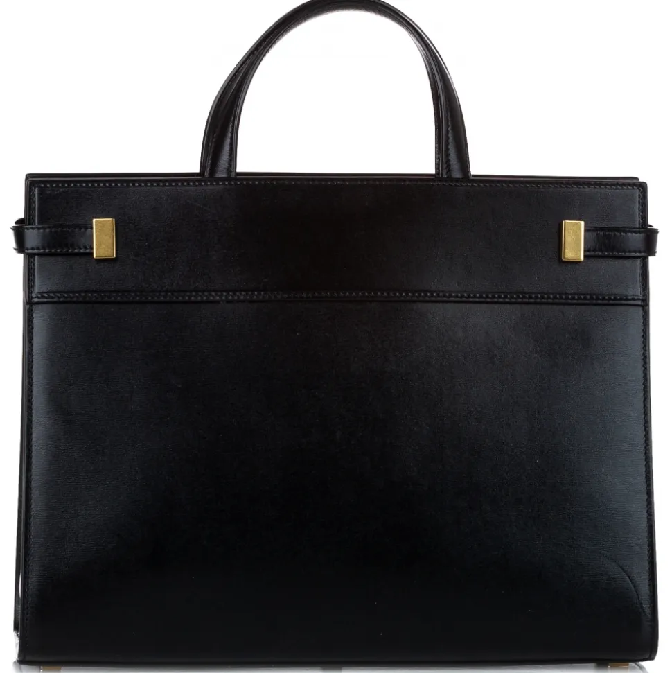 Yves Saint Laurent Vintage - Manhattan Leather Tote - Black - Leather Handbag - Luxury High Quality - Avvenice