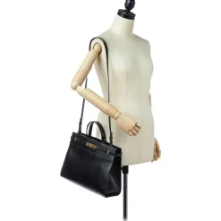 Yves Saint Laurent Vintage - Manhattan Leather Tote - Black - Leather Handbag - Luxury High Quality - Avvenice