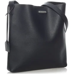 Yves Saint Laurent Vintage - Calf Leather Crossbody Bag - Black - Leather Handbag - Luxury High Quality - Avvenice