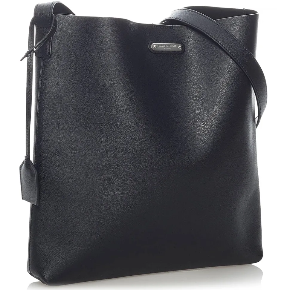 Yves Saint Laurent Vintage - Calf Leather Crossbody Bag - Black - Leather Handbag - Luxury High Quality - Avvenice