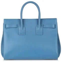Yves Saint Laurent Vintage - Sac De Jour Leather Satchel - Light Blue - Leather Handbag - Luxury High Quality - Avvenice