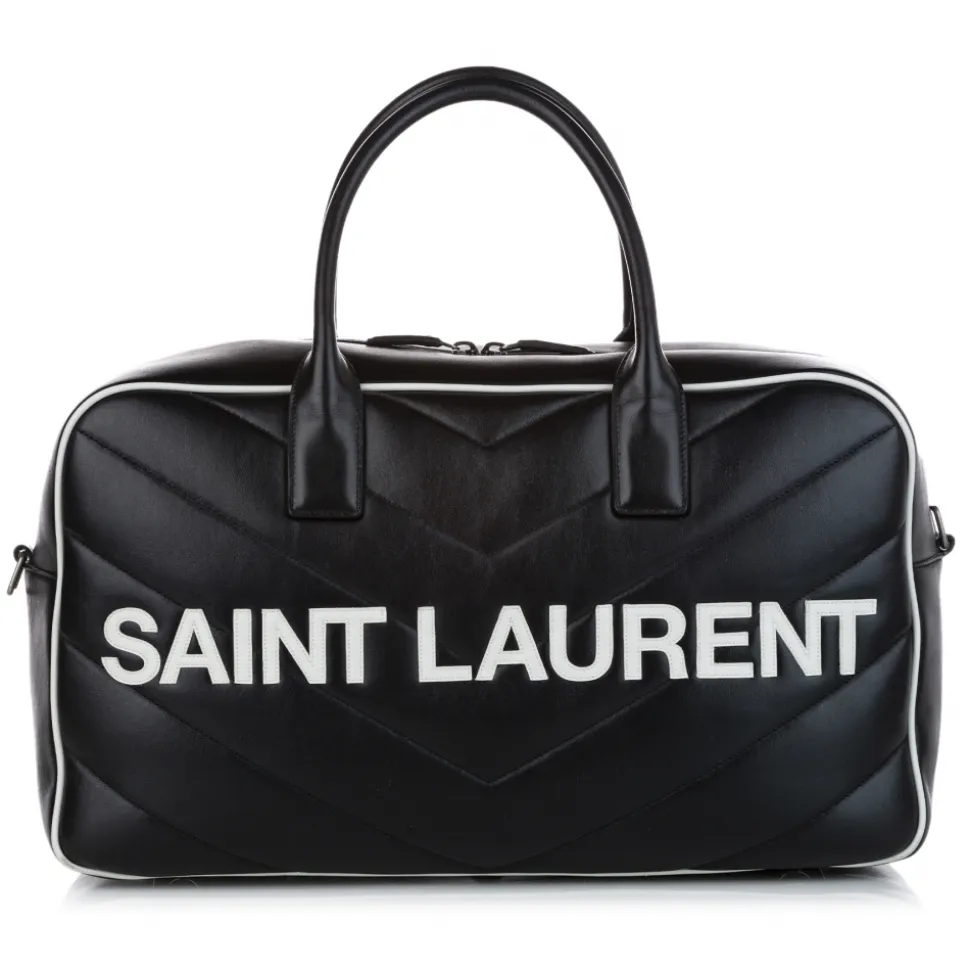 Yves Saint Laurent Vintage - Miles Bowling Bag - Black - Leather Handbag - Luxury High Quality - Avvenice