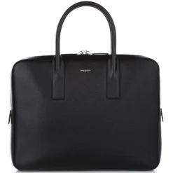 Yves Saint Laurent Vintage - Museum Leather Briefcase - Black - Leather Handbag - Luxury High Quality - Avvenice