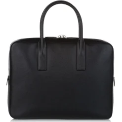 Yves Saint Laurent Vintage - Museum Leather Briefcase - Black - Leather Handbag - Luxury High Quality - Avvenice
