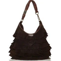Yves Saint Laurent Vintage - Saint Tropez Suede Hobo Bag - Brown - Leather Handbag - Luxury High Quality - Avvenice