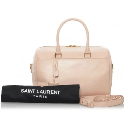 Yves Saint Laurent Vintage - Classic Baby Duffle Leather Satchel - Light Pink - Leather Handbag - Luxury High Quality - Avvenice