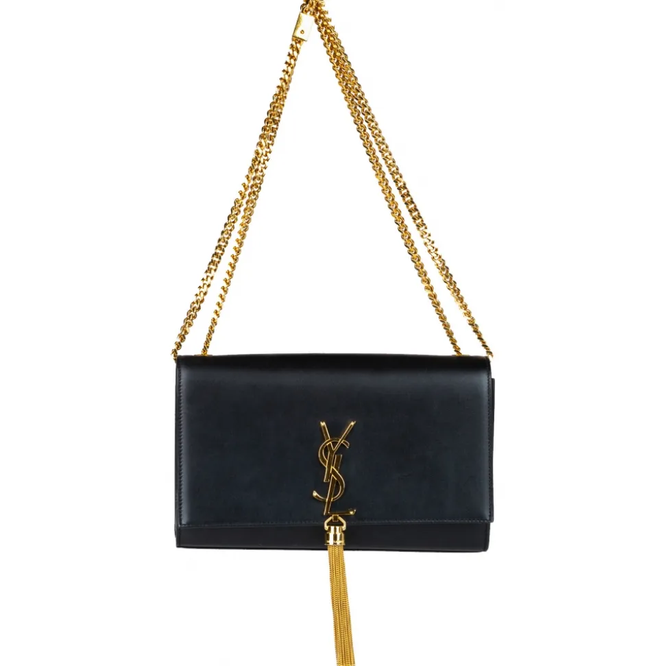 Yves Saint Laurent Vintage - Sac De Jour Leather Satchel - Black Gold - Leather Handbag - Luxury High Quality - Avvenice