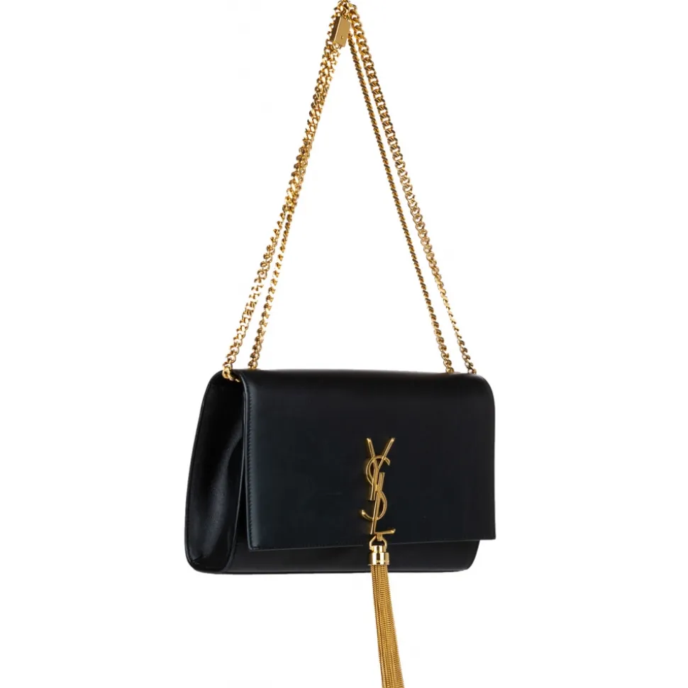 Yves Saint Laurent Vintage - Sac De Jour Leather Satchel - Black Gold - Leather Handbag - Luxury High Quality - Avvenice