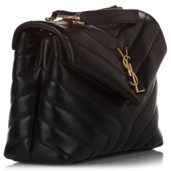 Yves Saint Laurent Vintage - LouLou Leather Crossbody Bag - Black - Leather Handbag - Luxury High Quality - Avvenice