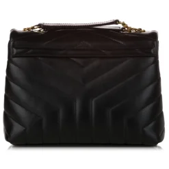 Yves Saint Laurent Vintage - LouLou Leather Crossbody Bag - Black - Leather Handbag - Luxury High Quality - Avvenice