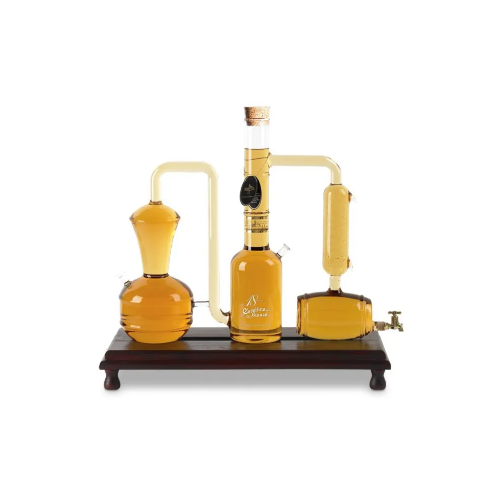 Zanin 1895 - Cavallina Bianca - Aged Grappa Blend 18 Distillery - 5 Liters - Reserve Grappa - 41,5 % vol. - Distillates - Avvenice