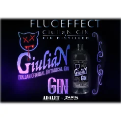 Zanin 1895 - GiuliaN Gin - Distilled - Adalet Unconventional Groove - Fabrizio Corona Official - Italian Original Botanical Gin - Avvenice