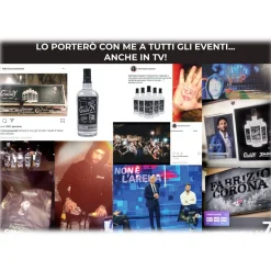 Zanin 1895 - GiuliaN Gin - Distilled - Adalet Unconventional Groove - Fabrizio Corona Official - Italian Original Botanical Gin - Avvenice